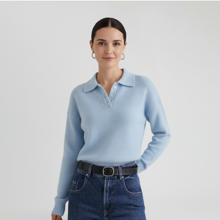 Olivia | Soft Knit Sweater with Collar