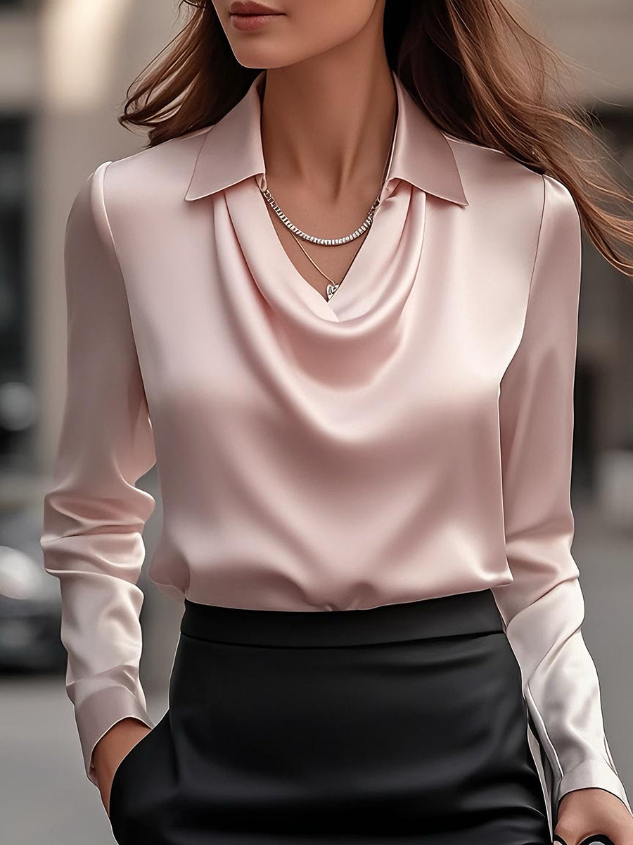 Amelia - Elegant Satin Top