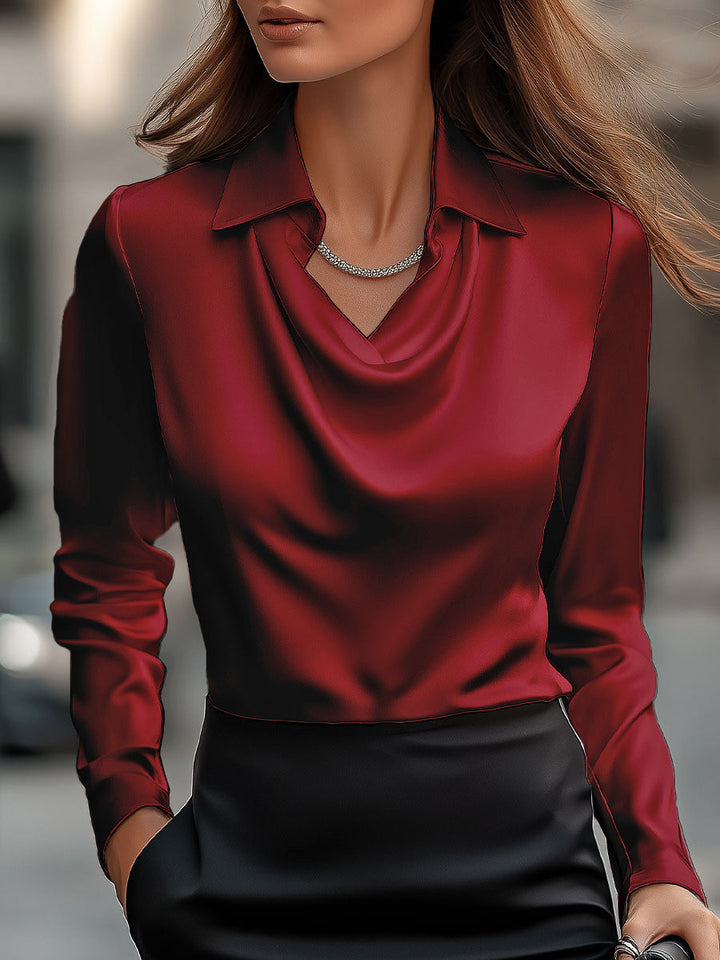 Amelia - Elegant Satin Top