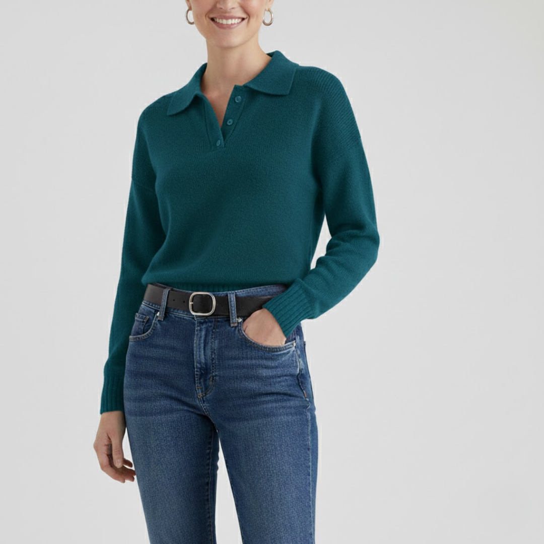 Olivia | Soft Knit Sweater with Collar