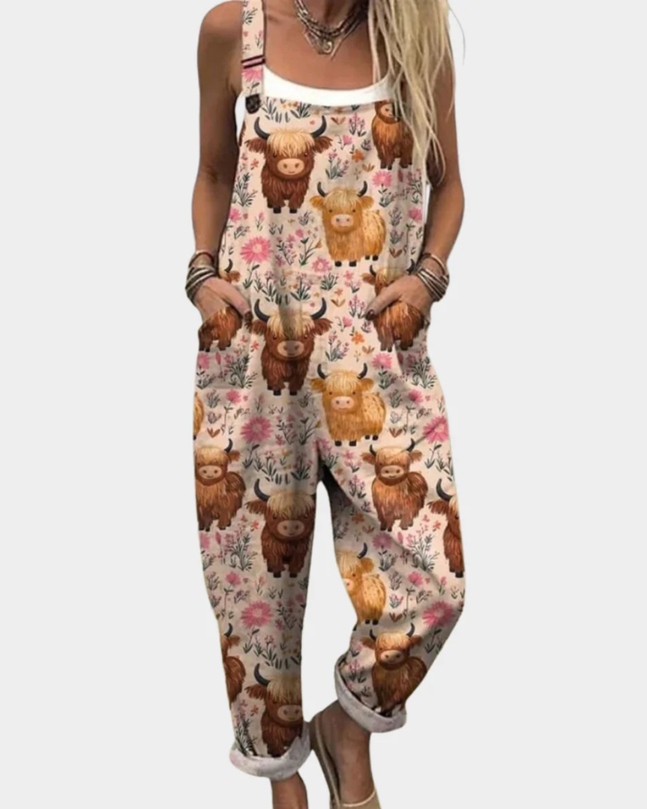 Printed overall/Jumpsuits