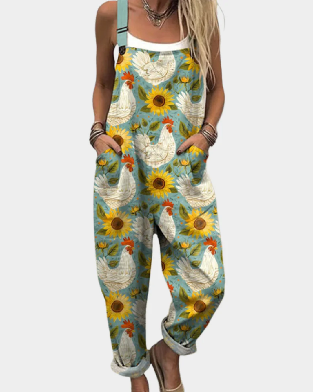 Printed overall/Jumpsuits