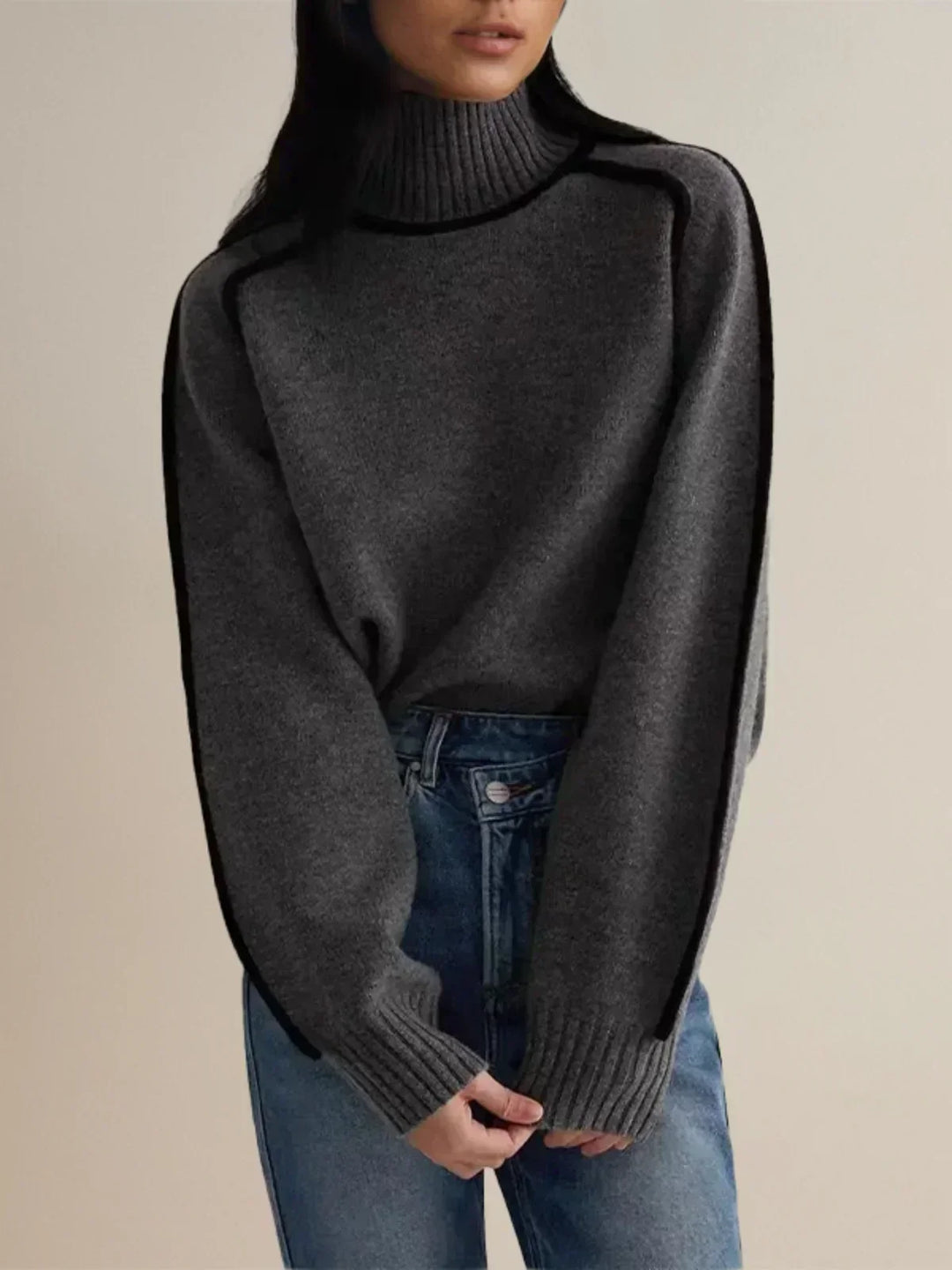 Evie™ – Elegant Turtleneck Sweater for Timeless Sophistication