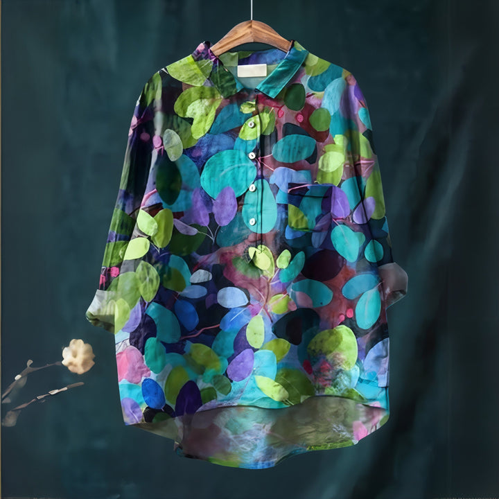 Fiona | Blouse with Romantic Floral Print