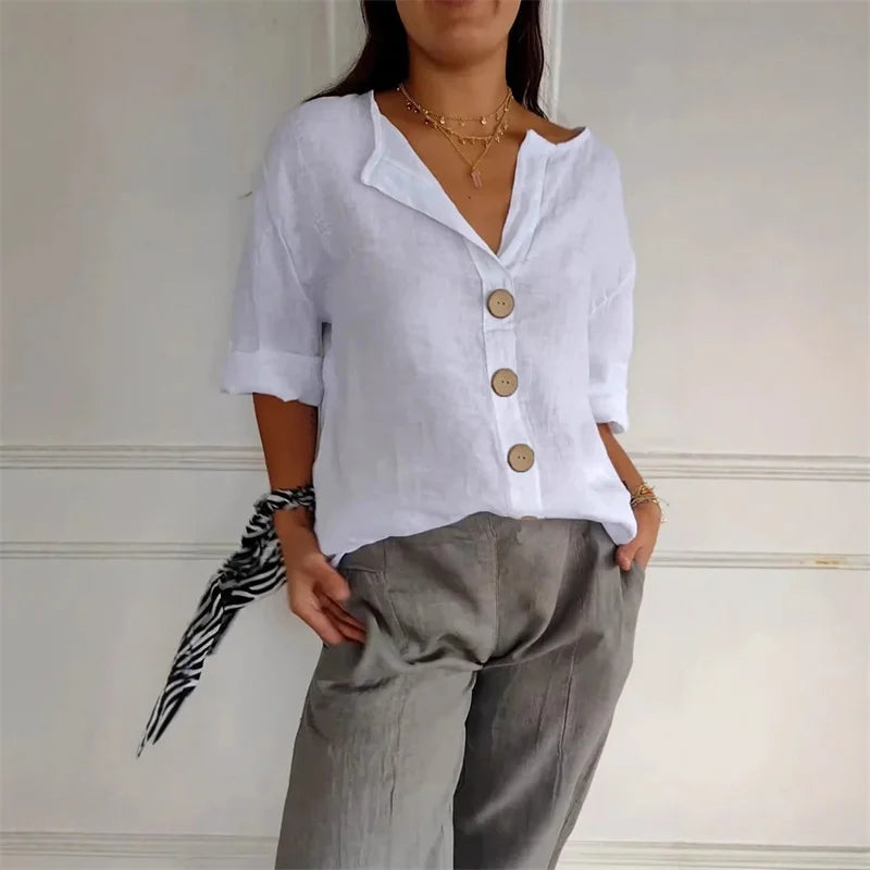 Maison™ | Relaxed Linen Blouse