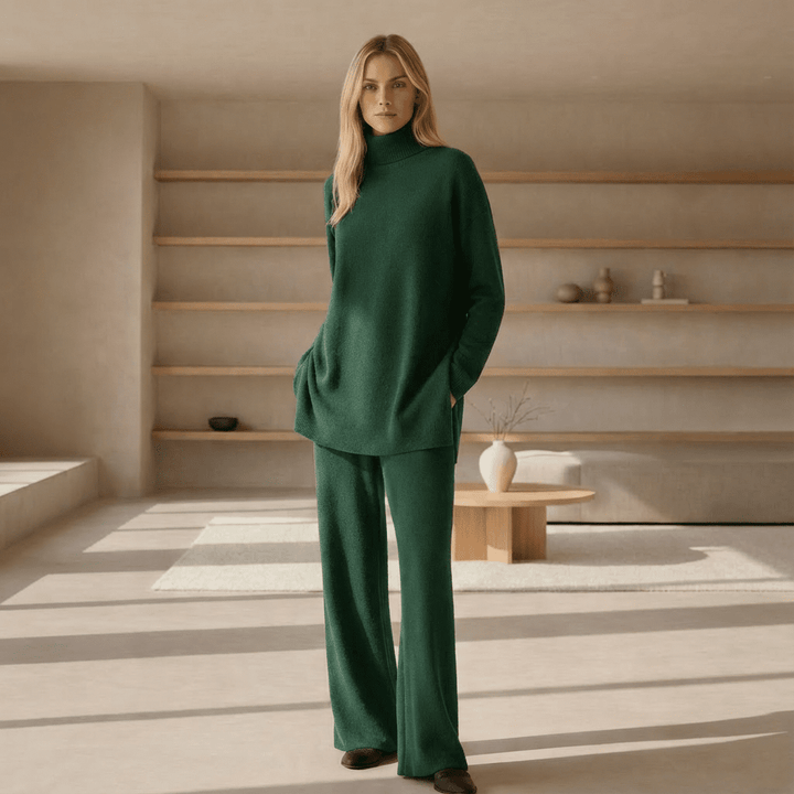 ALDA - KNIT TOP & PANTS SET