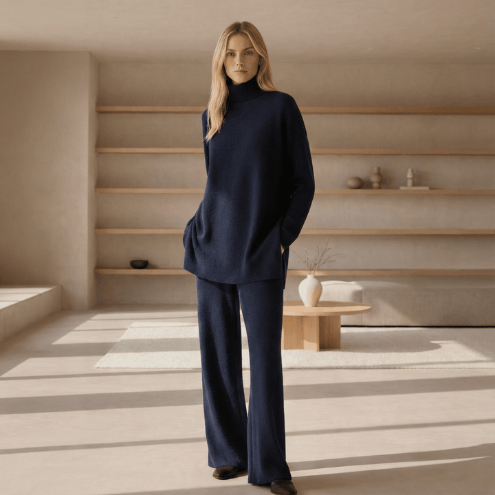 ALDA - KNIT TOP & PANTS SET