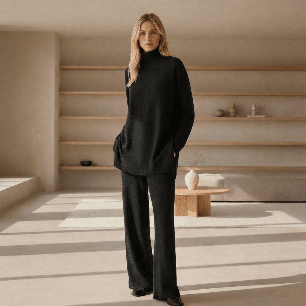 ALDA - KNIT TOP & PANTS SET