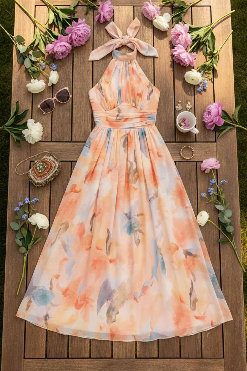 Esther™ | Halter Neck Dress