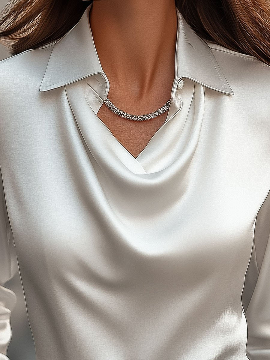Amelia - Elegant Satin Top