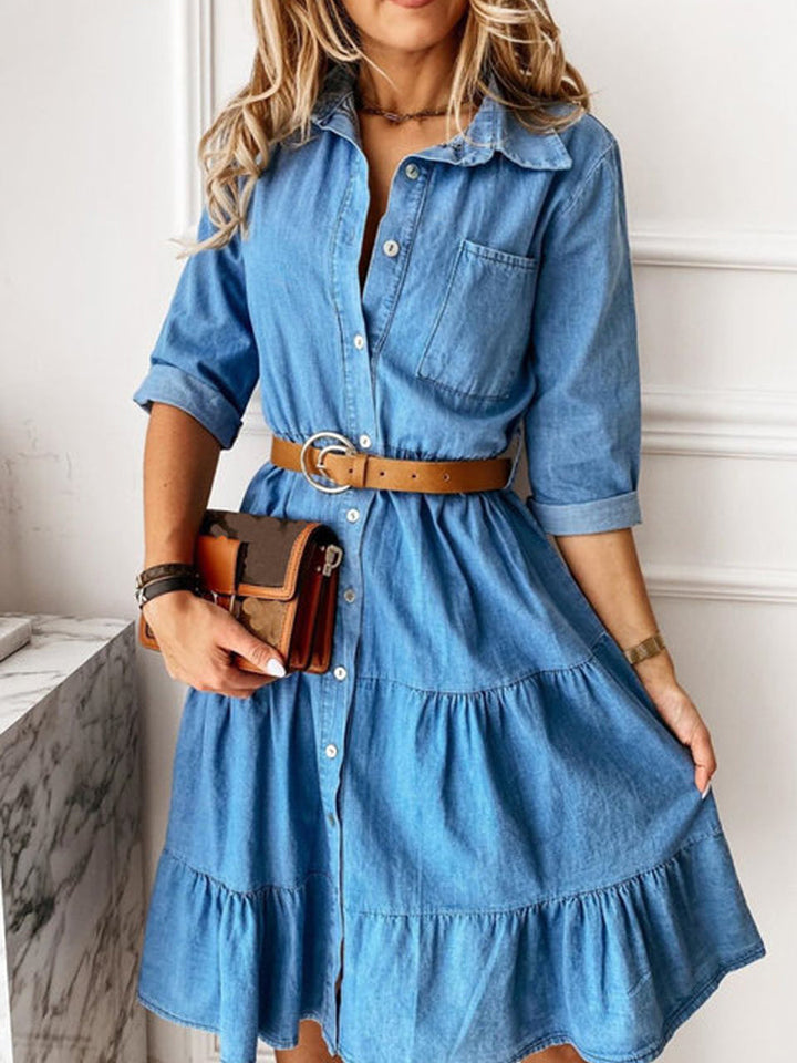 Barbara | Casual Elegant Denim Dress